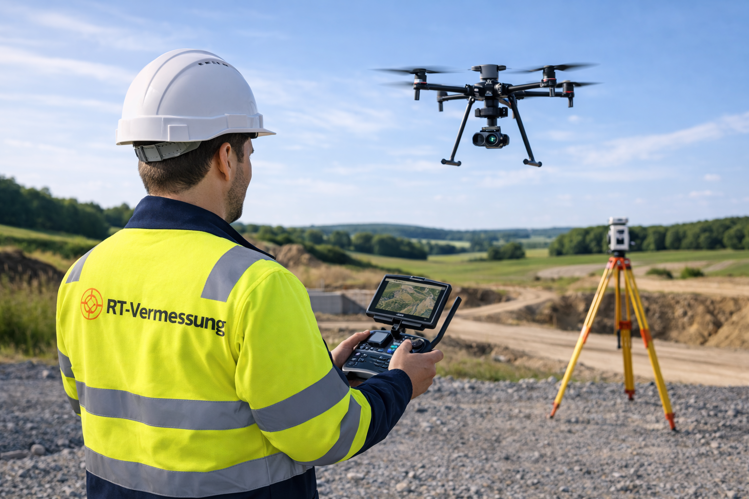 Drohnenvermessung für Gewerbe- und Industriebau